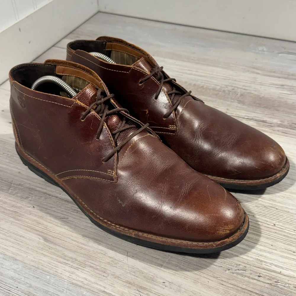 Timberland Earthkeepers Brown Chukka Boots US 10.5 SensorFlex Sole‎